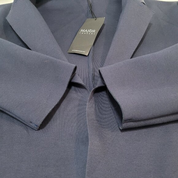 NWT Major Threads Blue Maston Short Coat Lightweight Raw Cut USA Made Size XL - Picture 6 of 14